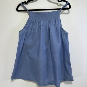 Old Navy | 100% Cotton Smocked Swing Cami | Size L